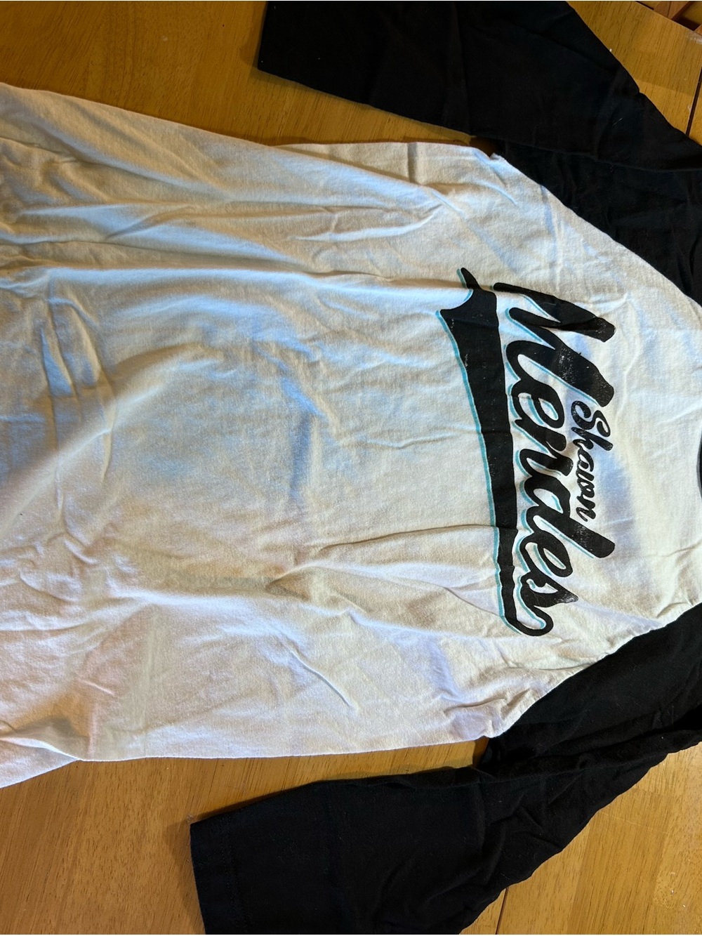 Shawn Mendes Baseball Tee 3/4 sleeves concert tshirt